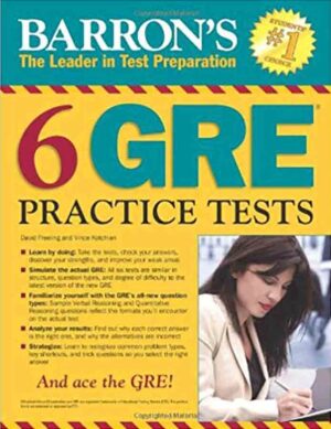 [COMBO] Barron’s 6 GRE Practice Tests – eBook