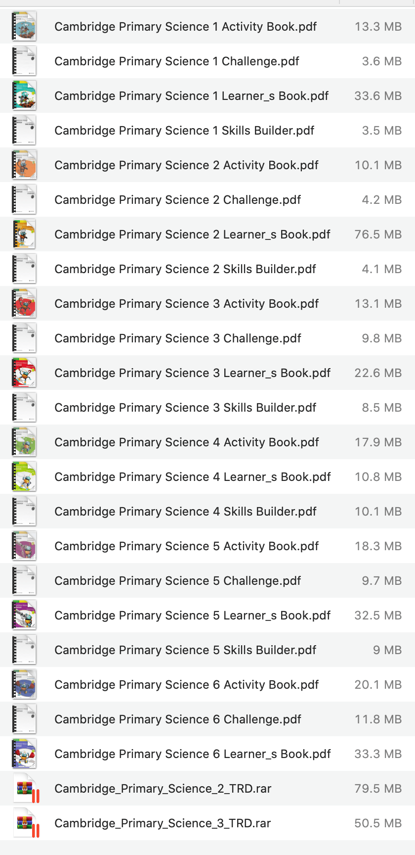 Download Cambridge Primary Science Full Pdf