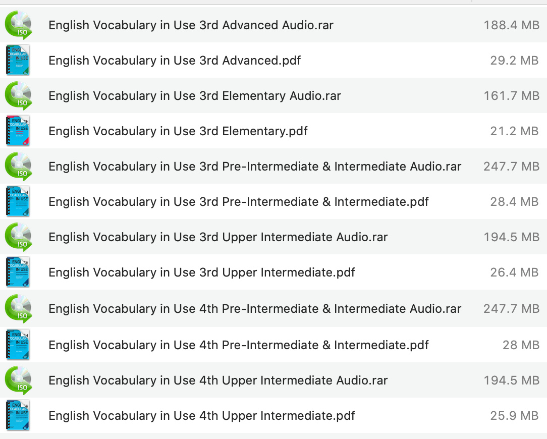 Download Ebook Cambridge English Vocabulary in Use 4th Edition 2017