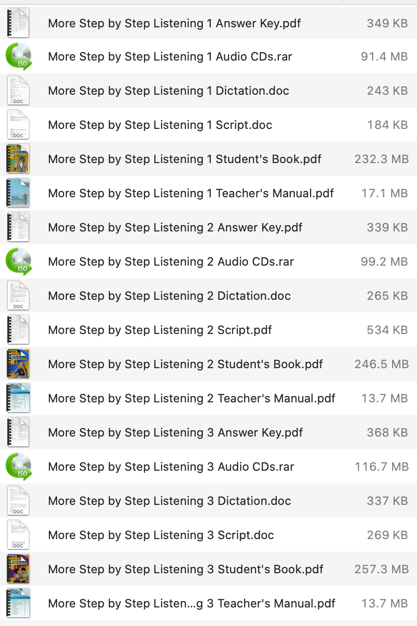 Download Ebook More Step By Step Listening Pdf Audio