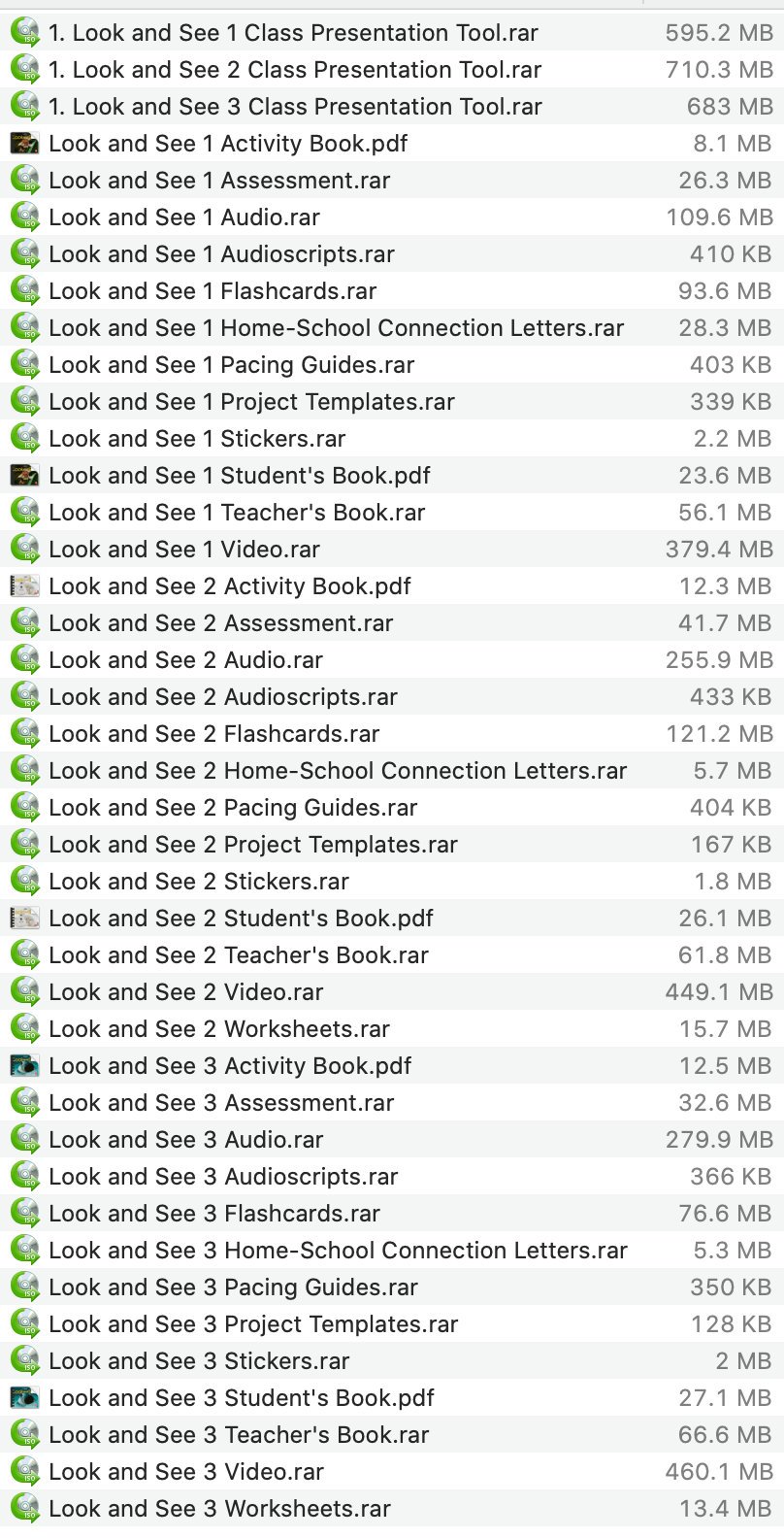 Download Ebook National Geographic Look and See (3 Levels) Pdf Audio Video 2021
