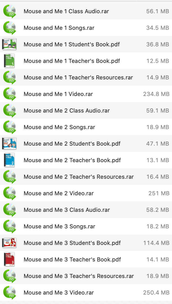 Download Ebook Oxford Mouse and Me (3 Levels) Pdf Audio Video 2017