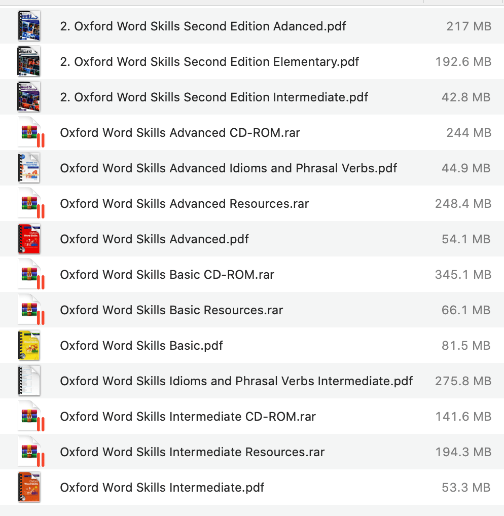 Download Ebook Oxford Word Skills Full Pdf CD-ROM