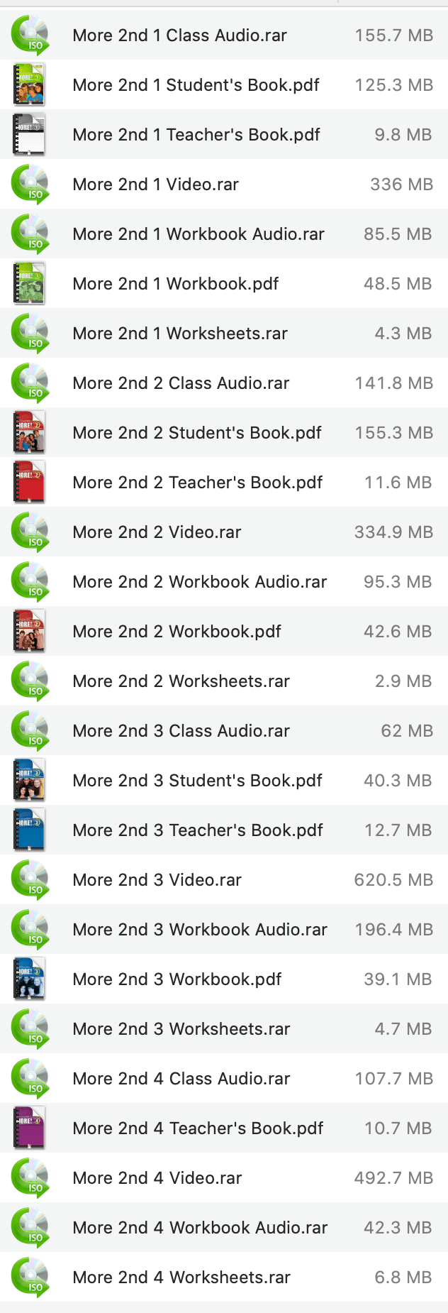 Ebook Cambridge More 2nd Edition (4 Levels) Pdf Audio Video full