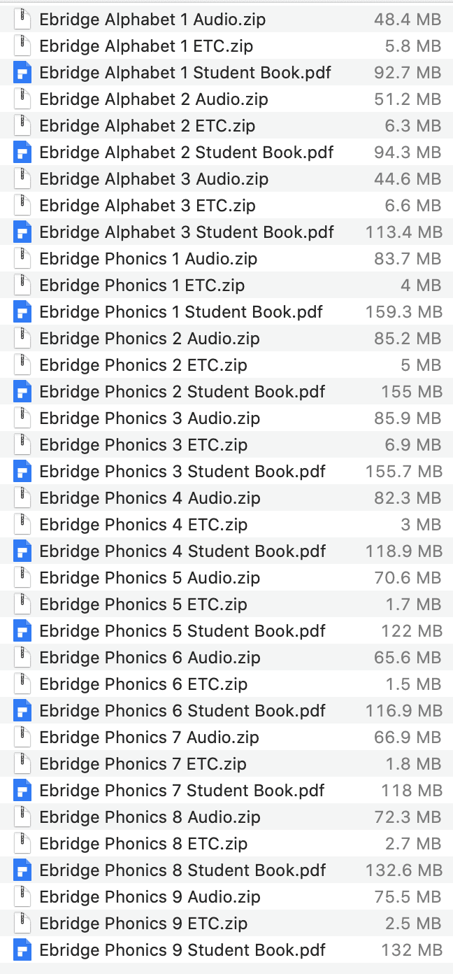 Ebridge list