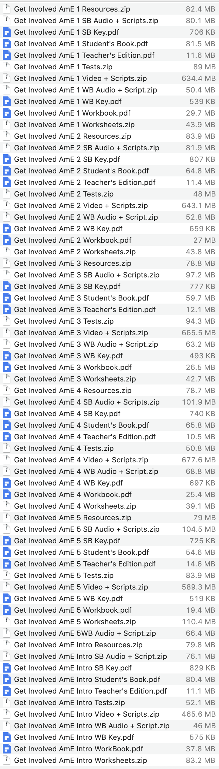 Get Involved American Edition list