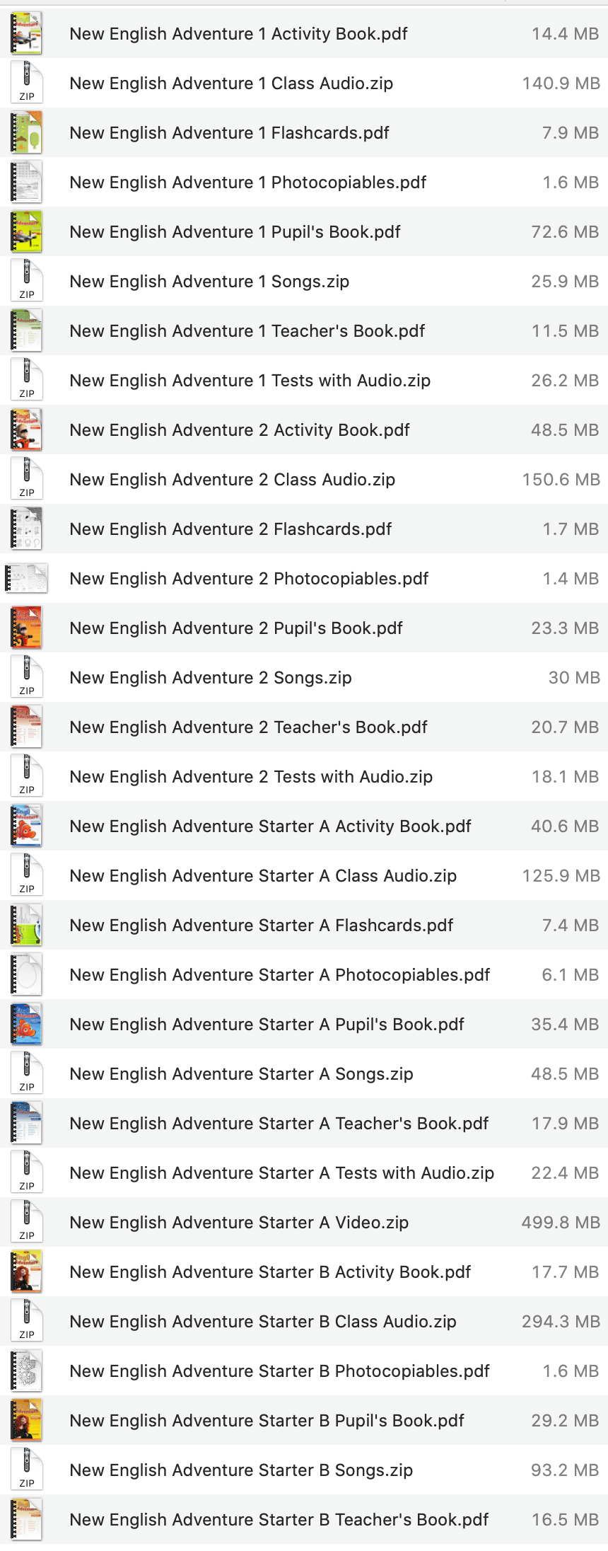 New English Adventure