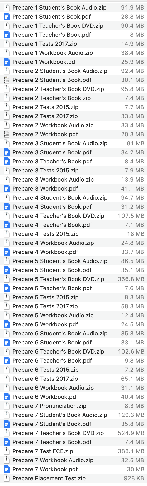 Prepare