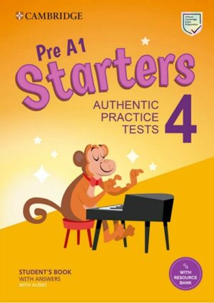 [COMBO] Starters Pre-A1 Authentic Practice Tests 4 – PDF, Audio